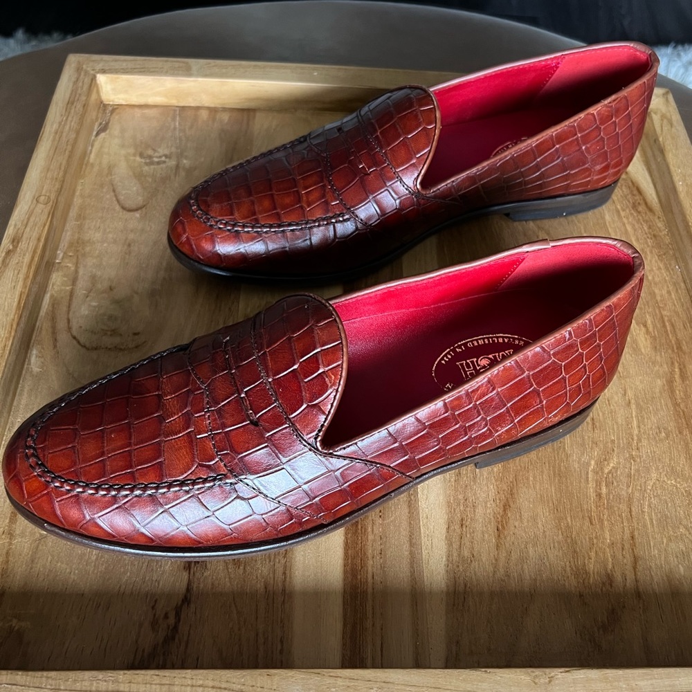 Maus & Hoffman Renaldo Faux Croc Slip Ons NWT